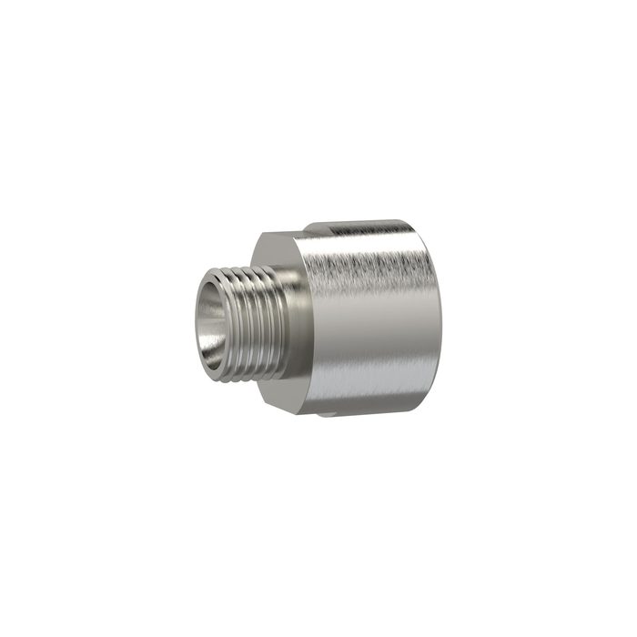 RIEGLER Reducing nipple, Long, G 1/2 o., G 3/4 i., AF 32, Stainless steel