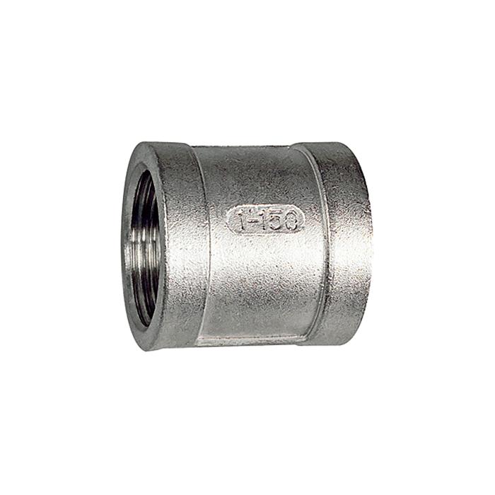 RIEGLER Muffe, rund, G 1, Edelstahl 1.4408