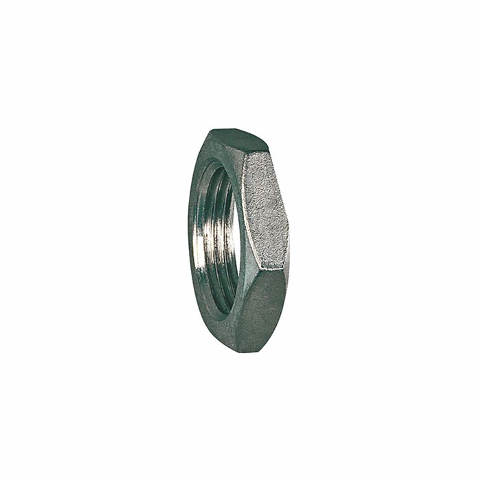 RIEGLER Sechskant-Gegenmutter, G 1/8, SW 14, Edelstahl 1.4408