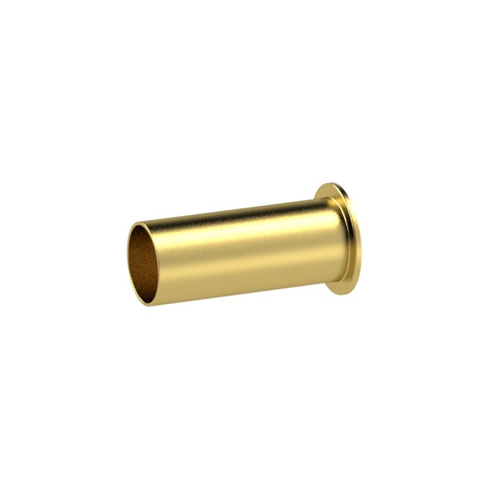 RIEGLER Amplification sleeve, Pipe exterior Ø 12/10, Bright brass