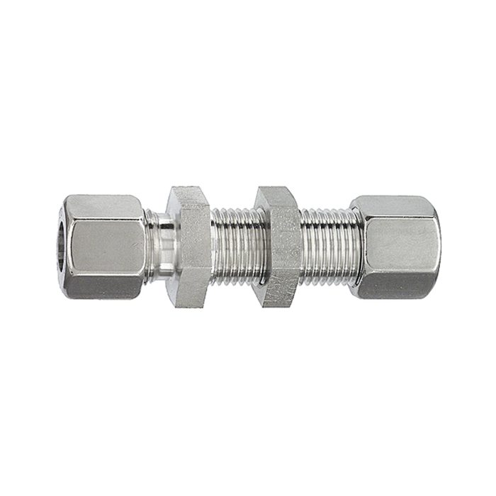 RIEGLER Gerade Schottverschraubung, Rohr-Außen-Ø 18 mm, Edelstahl 1.4571