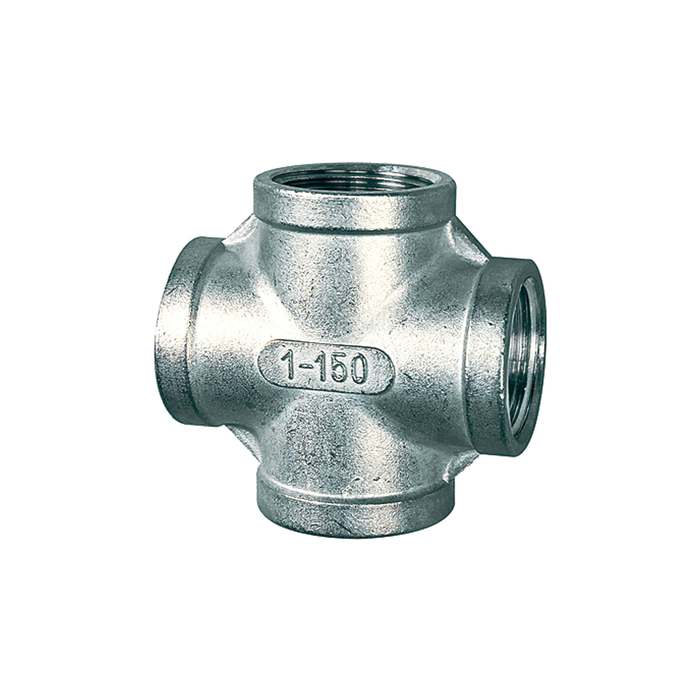 RIEGLER Cross-distributor, 4 x IT, Rp 1/2, Stainless steel 1.4408