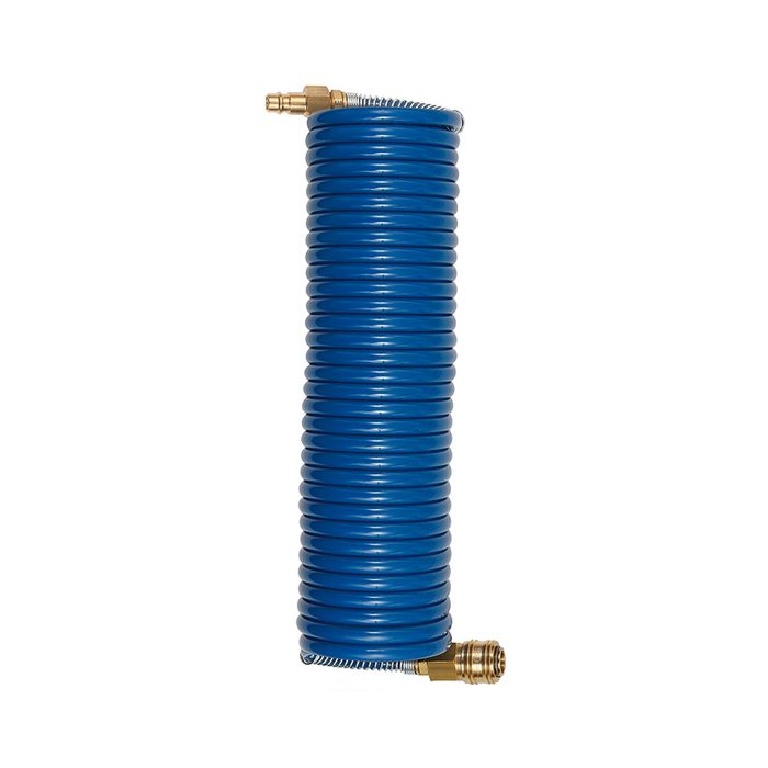 RIEGLER Spiral hose coupling set, Nylon, Hose Ø 11.8x9.5, 2.5 m