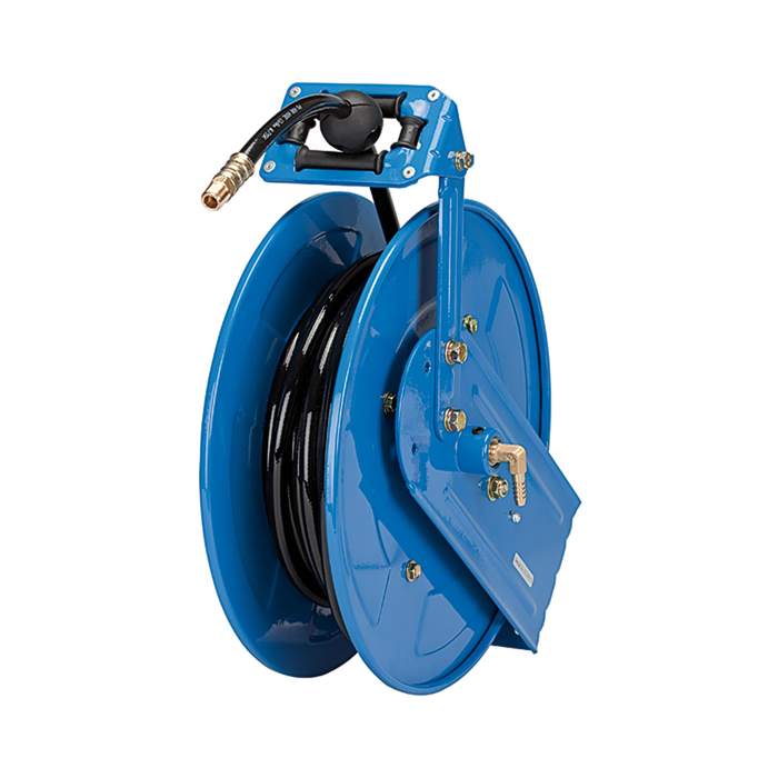 RIEGLER Schlauchaufroller, Druckluft/Wasser, PU-Schl. ø10x6,5, Länge 20 m
