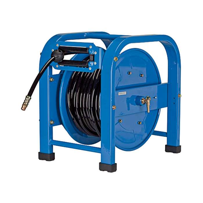 RIEGLER Schlauchaufroller, mobiler Einsatz, PU-Schl. ø 12x8, G 3/8, 50 m