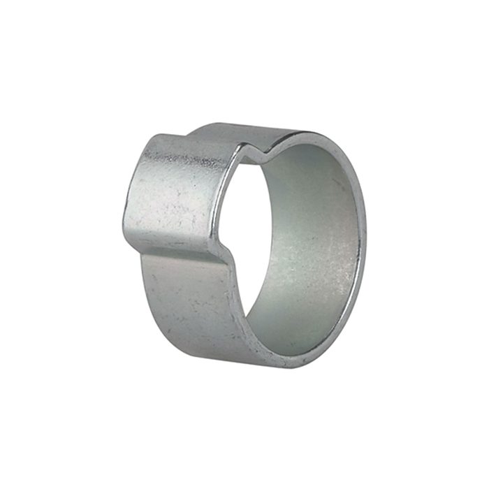 RIEGLER 1-Ohr-Schl.klemme, Stahl glanzverz. (W1), Spannbe. 7-9 mm, 6 mm (1 Pack = 10 Stk.)