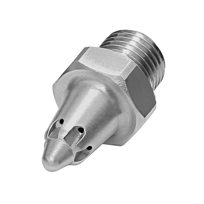 RIEGLER Low noise round nozzle, M12x1.25, Nozzles-exterior Ø 11 mm