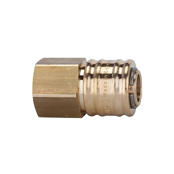 RIEGLER Quick-connect coupling I.D. 7.2, locking on both sides, G 1/4 IT