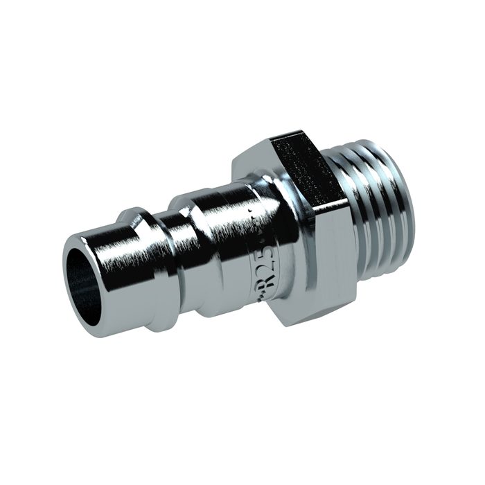 RIEGLER Nipple for I.D. 7.2 - 7.8, hardened / galv. steel, G 1/8 ET