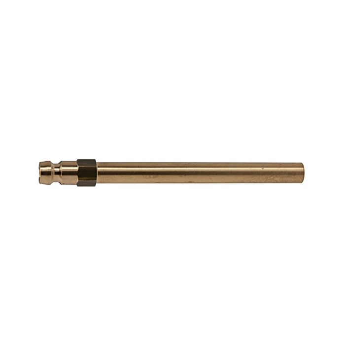 RIEGLER Stecknippel-Rohr DN 5, Rohr-Außen-Ø 8 mm, SW 9, Länge 63 mm