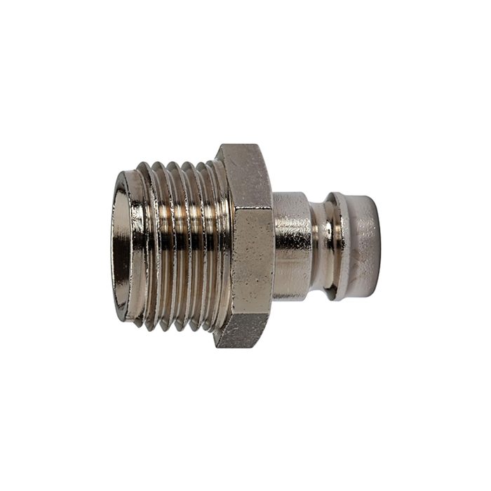RIEGLER Temperier-Einstecknippel DN 9 mit Außengewinde, G 1/8, SW 15