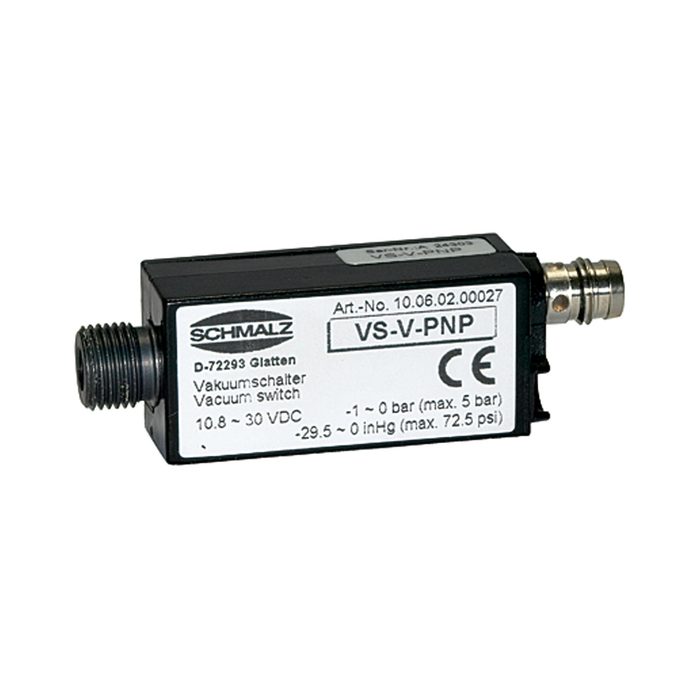 RIEGLER Vakuumschalter, Stecker M8, 4-polig, G 1/8 AG, M5 IG, M8x1 AG