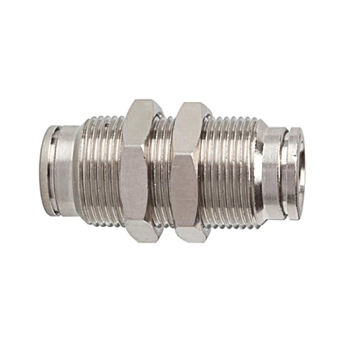 RIEGLER Gerade Schott-Steckverbindung »metallica«, M17x1,0, Messing vern.