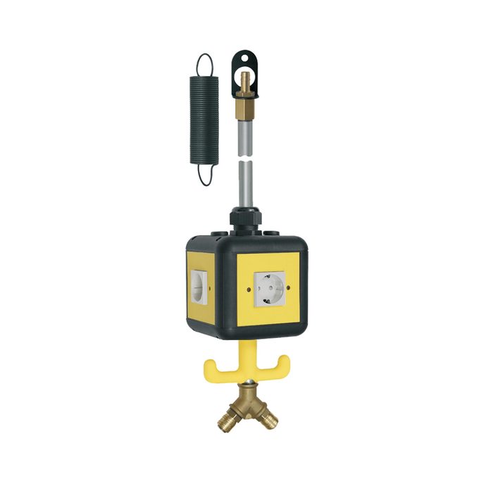 RIEGLER Supply unit, 4 SchuKo sockets 16 A, 2-pole + 230 V