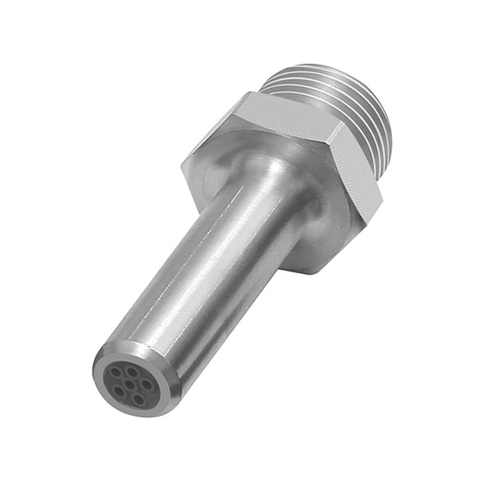 RIEGLER Low noise round nozzle, G 3/8 ET, Nozzles-ET Ø 10 mm