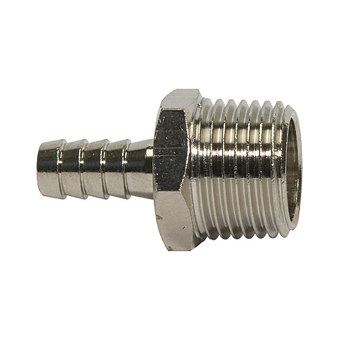 RIEGLER Einschraubschlauchtülle »value line«, R 1/2, LW 12, MS vern.