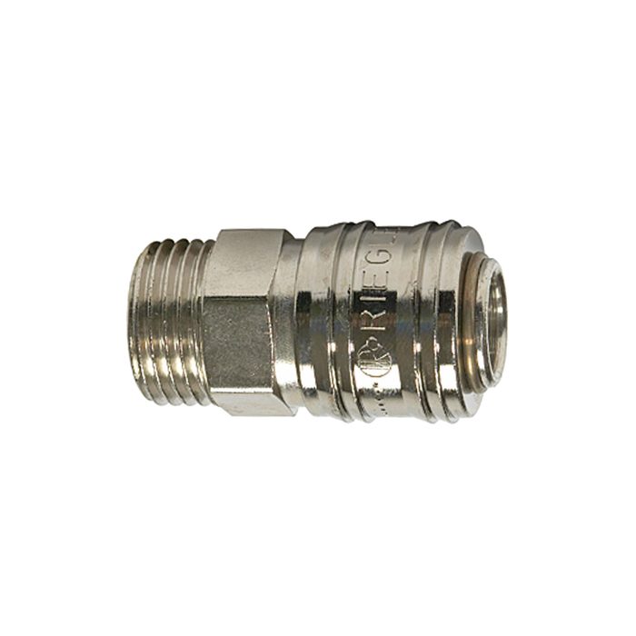 RIEGLER Schnellverschlusskuppl. NW 7,2 »connect line«, MS vern., G 1/4 AG