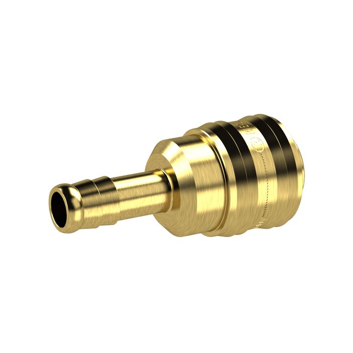 RIEGLER Quick-connect coupling I.D. 7.2 »connect line«, Sleeve I.D. 9