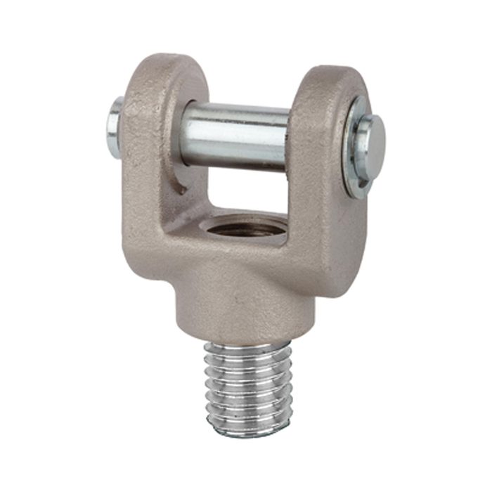 RIEGLER Fork head »Y« for short stroke cylinder »ACQ«/»ASQ«, Piston Ø 25