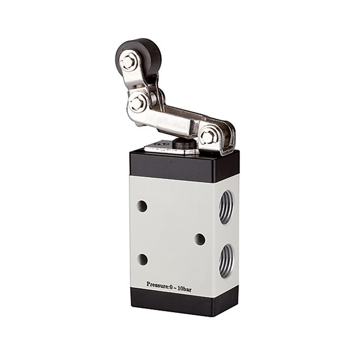 RIEGLER 3/2-way valve, Mechanically »M3« Roller lever, Free return, G 1/4