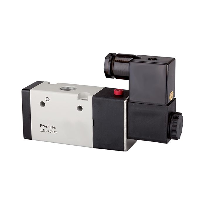 RIEGLER 3/2-way valve, electropneumatic »3V« monostable, NO, 230 V, 50 Hz