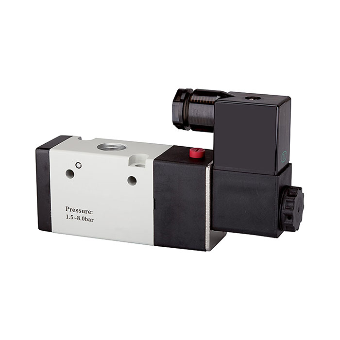 RIEGLER 3/2-way valve, electropneumatic, »3V«, monostable, NC, 24 V DC