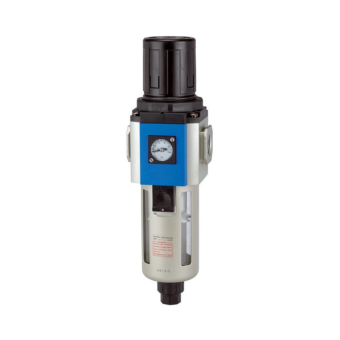 RIEGLER Filterregler »G«, PC-Beh., 5 µm, BG 400, G 3/8, 1,5 - 9 bar, HA