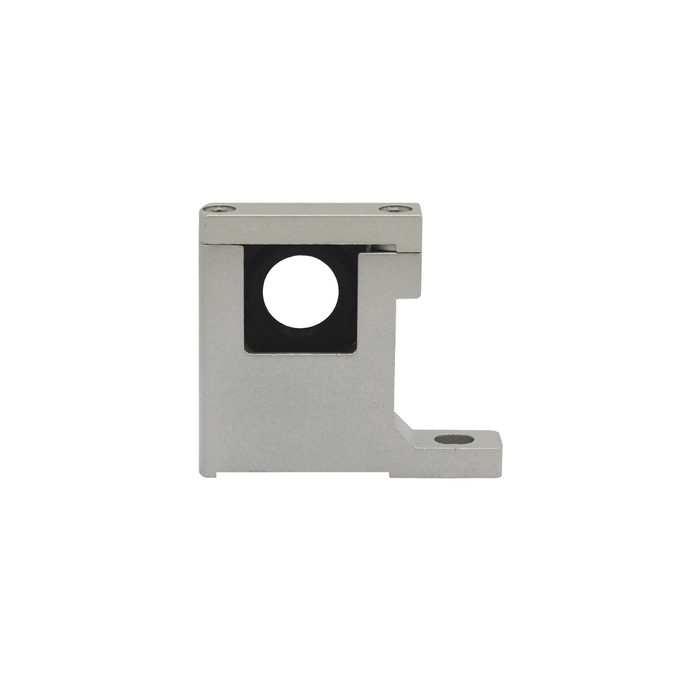 RIEGLER Connecting element with wall mounting, 1 hole, L-shaped bracket
