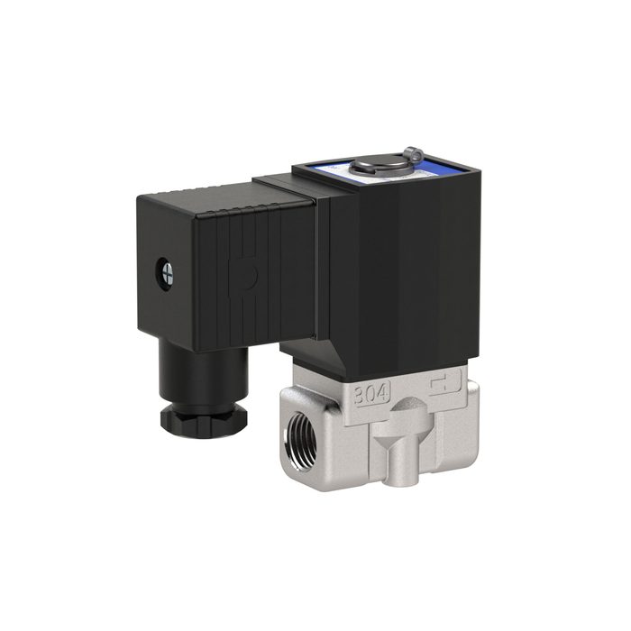 RIEGLER 2/2-Wege-MV., ES,NC,direktg.,230 V, 50 Hz, G 1/8, PN 0-10 bar