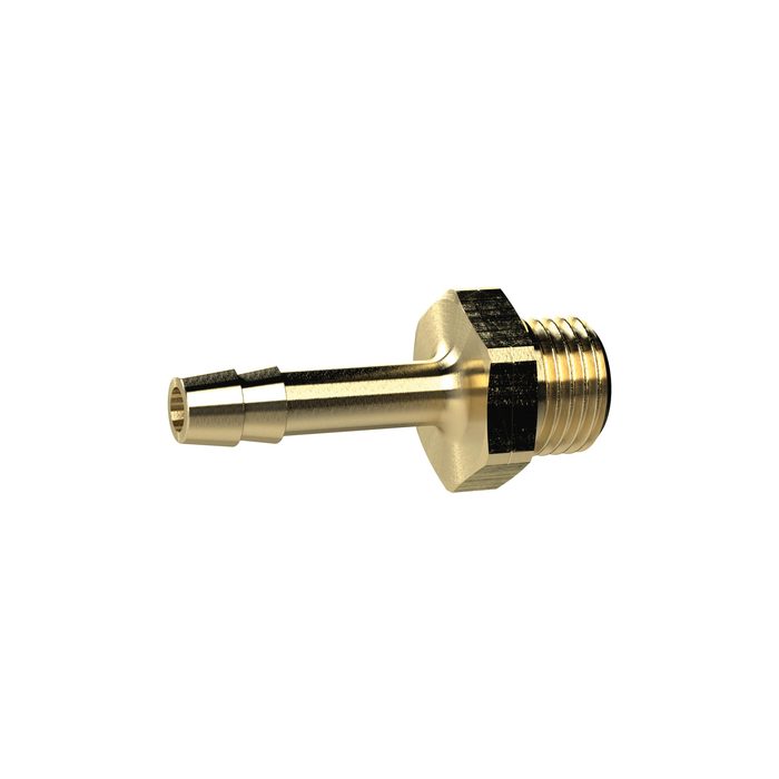RIEGLER Screw-in hose connector, G 3/8 left, for hose I.D. 9 mm, AF 19