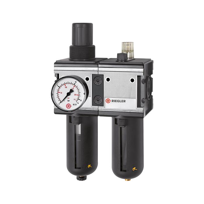 RIEGLER Service unit 2-part »multifix«, Protective cage, Size 4, G 3/4