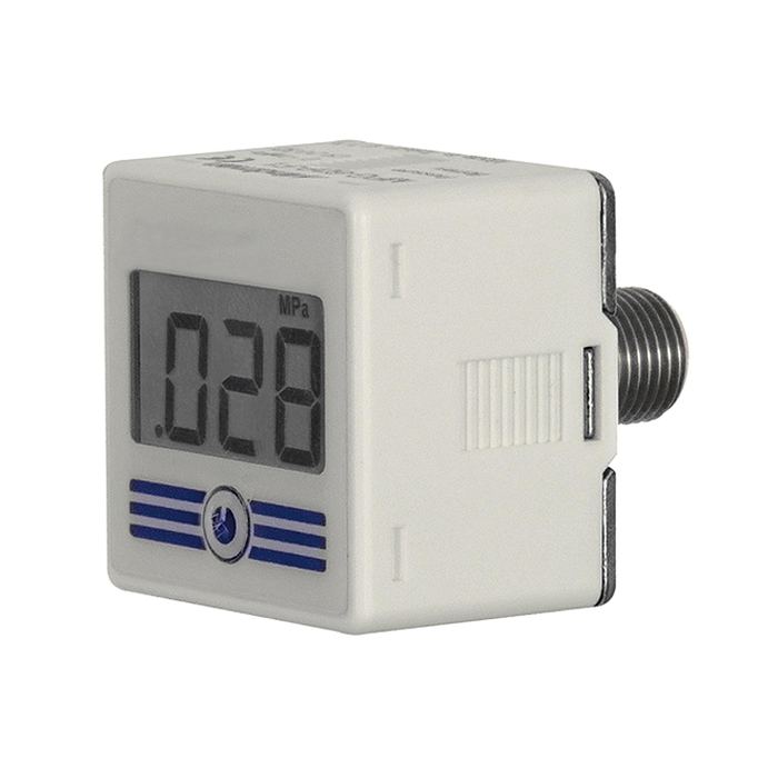 RIEGLER Digital pressure gauge, Measurement range 0 - 10 bar, R 1/4 ET
