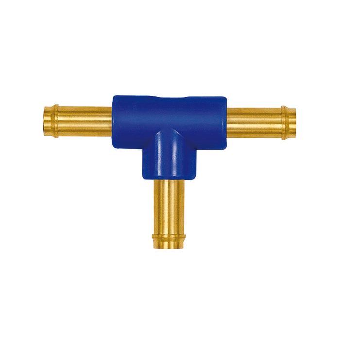 RIEGLER T-Schlauchverbindungsstutzen, für Schlauch LW 4 mm, Messing/POM