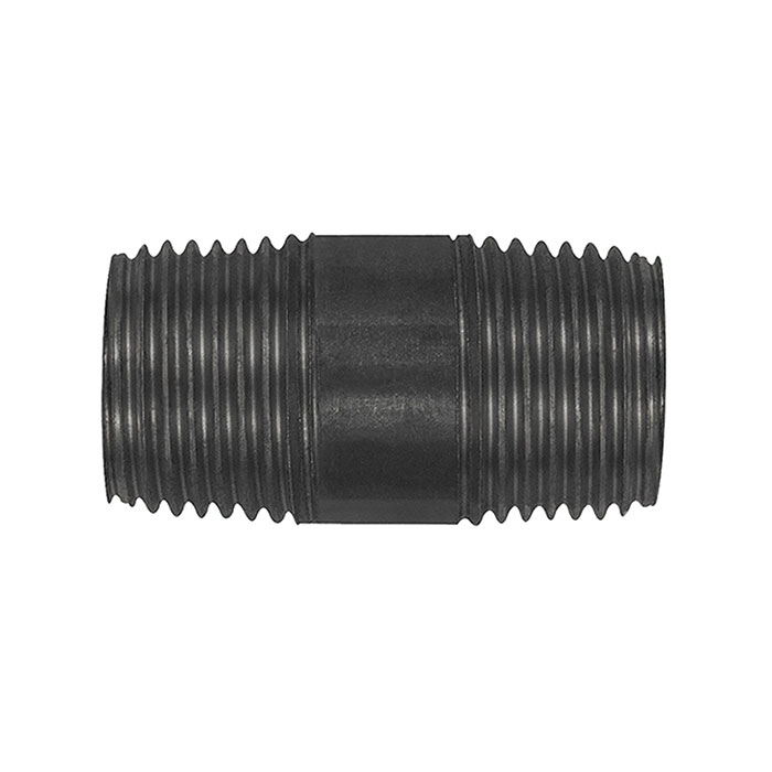RIEGLER Pipe double nipple 23, ET/ET, R 3, Length 80.0 mm, DIN EN 10241