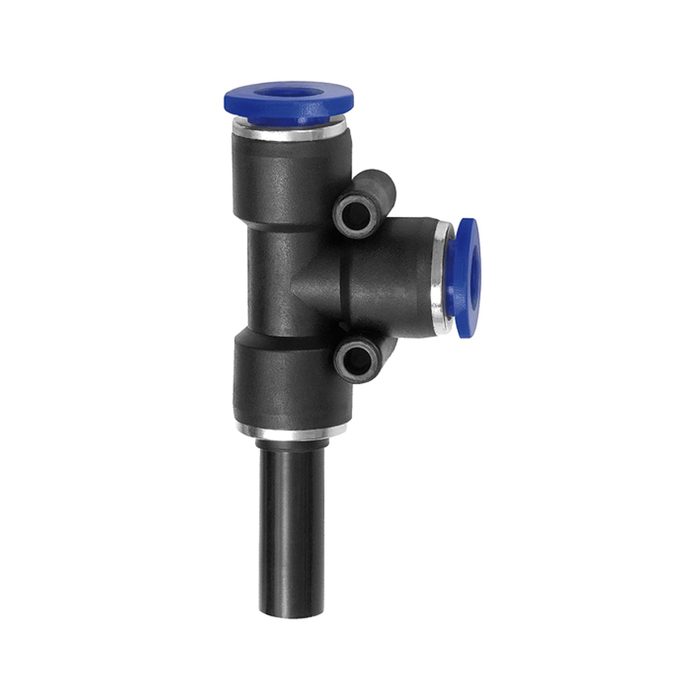 RIEGLER T-Steckverbindung, Stecknippel 8mm »Blaue Serie« L-Form, Schl.-Ø6