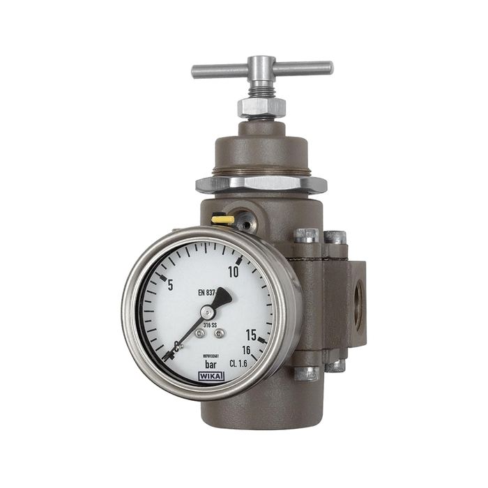 RIEGLER Edelstahl-Guss-Druckregler, 1.4401, BG 1, G 1/4, 1,7 - 17,5 bar