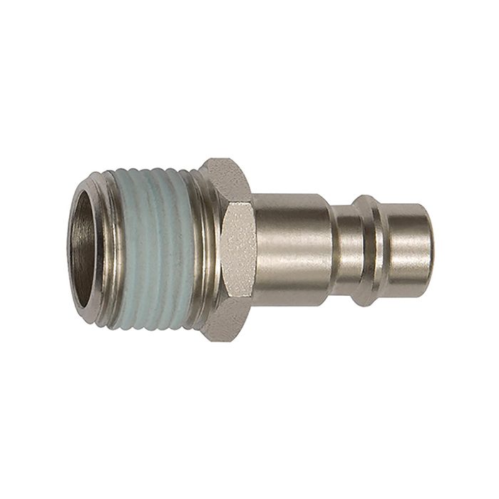 RIEGLER Nippel für NW 7,2 - NW 7,8, Stahl, R 1/2 AG, Gewindebeschichtung