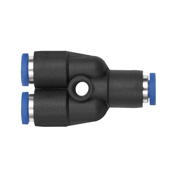 RIEGLER Push-in Y-connector »Blue Series« mini, for hose exterior Ø 4 mm