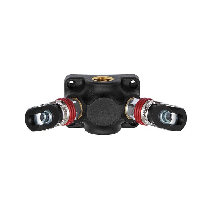 RIEGLER End distributor socket, 3 swing safety coupl. I.D.7.2, max12bar