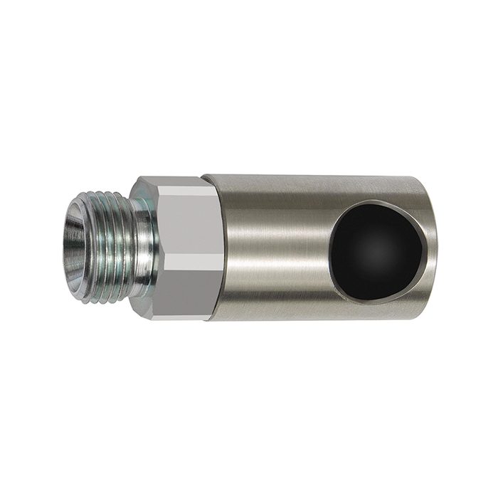 RIEGLER Pushbutton safety coupling I.D. 6, ISO 6150 C, G 1/2 ET