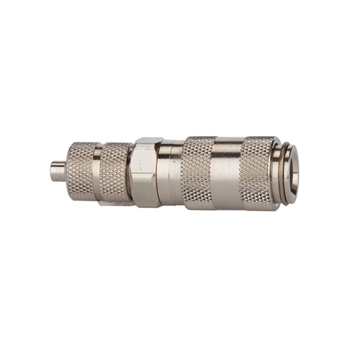 RIEGLER Quick-connect coupling I.D. 2.7, Stainless steel 1.4305, Hose 6x4