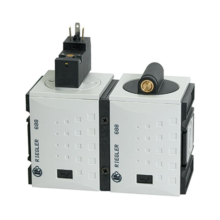 RIEGLER Befülleinheit »FUTURA«, el. betätigt, 115 V AC/50 Hz, BG 4, G 1