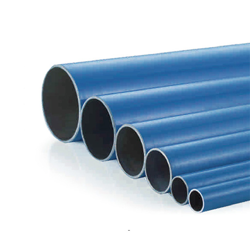 AIRpipe aluminum pipe blue, length: 5,80 m, DN50 (VPE 4 pcs. = 23,20 m)