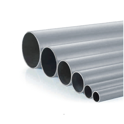 AIRpipe Aluminiumrohr grau, Länge: 5,80 m, DN40 (VPE 4 Stk. = 23,20 m)