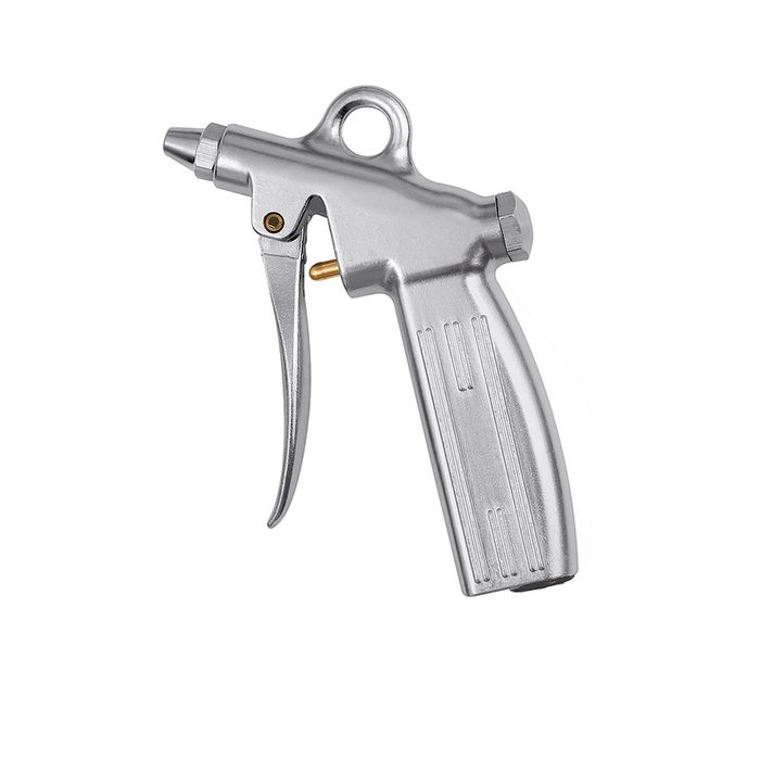 RIEGLER metering blowgun standard nozzle, die-cast aluminum, nickel-plated. G 1/4 i.