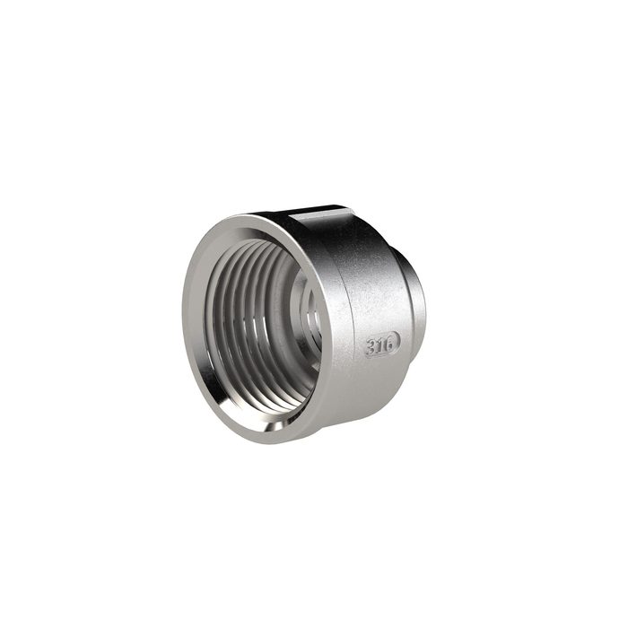 RIEGLER Reduziermuffe rund, G 2 IG, G 1 1/4 IG, ES 1.4408