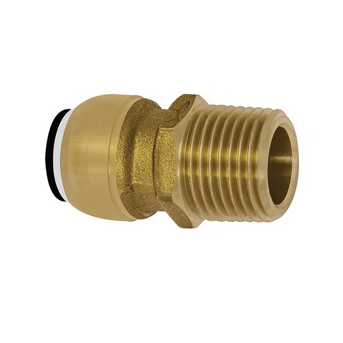 RIEGLER Einschraubverbinder MS »sharkbite«, G 2, f. Rohr-Außen-ø 54 mm