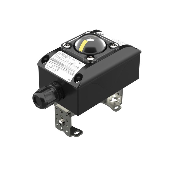 RIEGLER End position feedback aluminum, inductive sensor, 10-30V DC