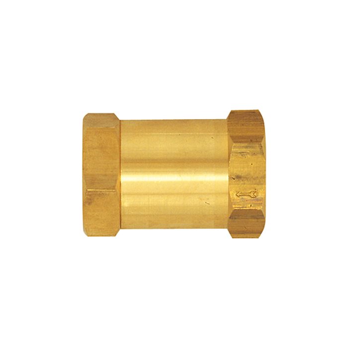 RIEGLER Non-return valve, straight through, MS, G 1 female thread, 0.1 - 0.2 bar