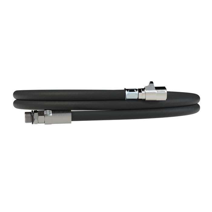 RIEGLER Hose QS, 3 m, G 1/4, swivel, hand riffle blade standard version.